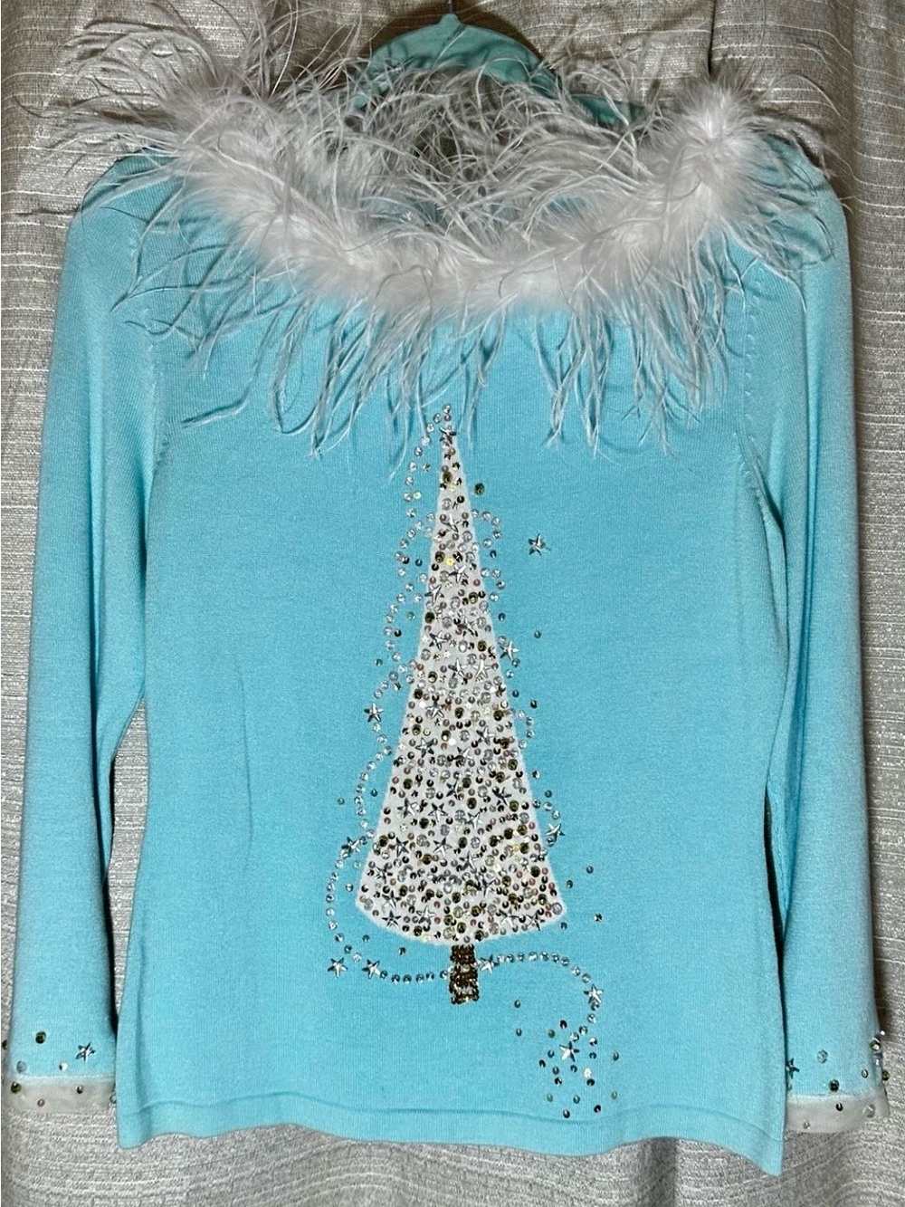 Y2K HTF Women’s Boutique Embellished Sweater
